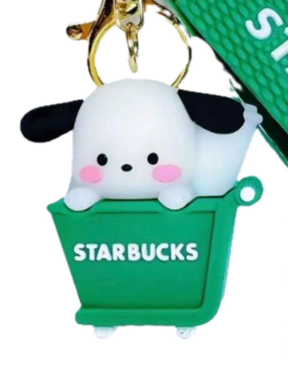 NWOT Pocha Starbucks-Style Keychain in a Shopping Cart 🛒